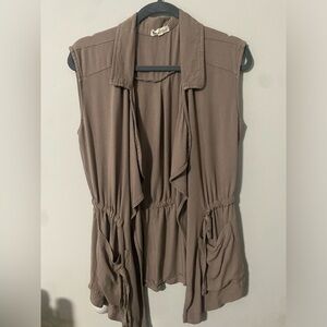About A Girl Brown Vest